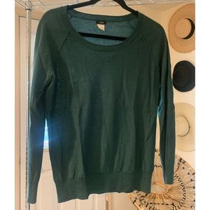 JCrew Sweater Hunter Green size small